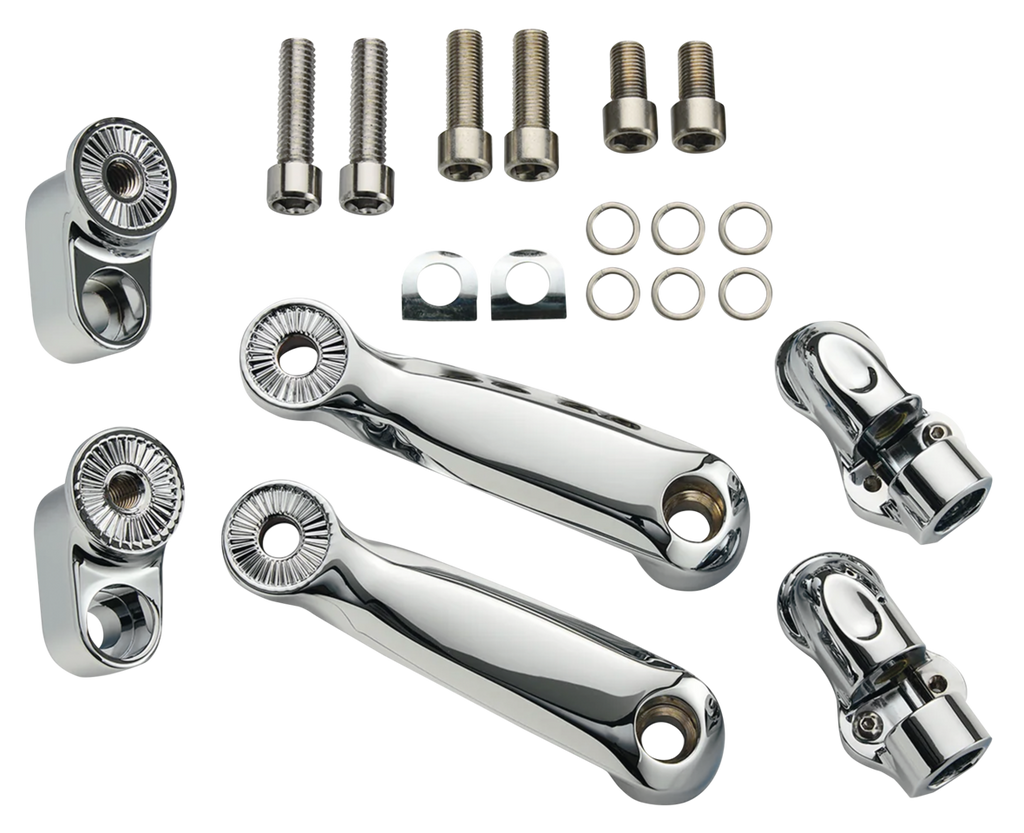 RYDECULTURE BY CIRO ADJUSTABLE PASSENGER PEG SUPPORTS FOR BIG INDIAN - view 1