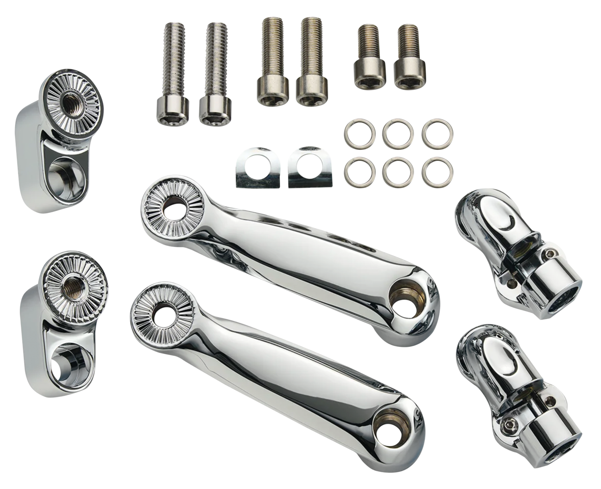 RYDECULTURE BY CIRO ADJUSTABLE PASSENGER PEG SUPPORTS FOR BIG INDIAN - view 1