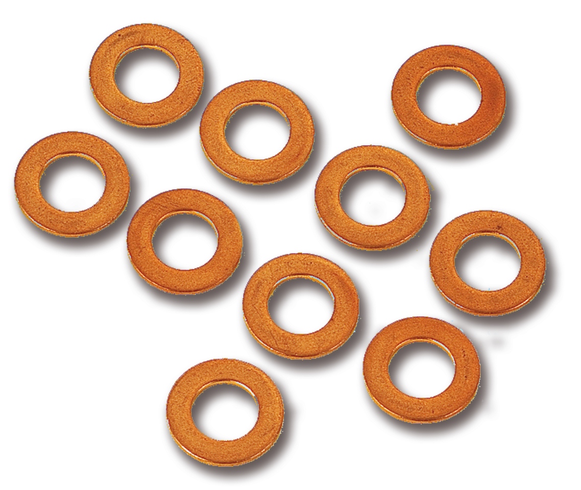 CLUTCH CABLE ADJUSTING BOLT SEAL WASHERS Secondary image