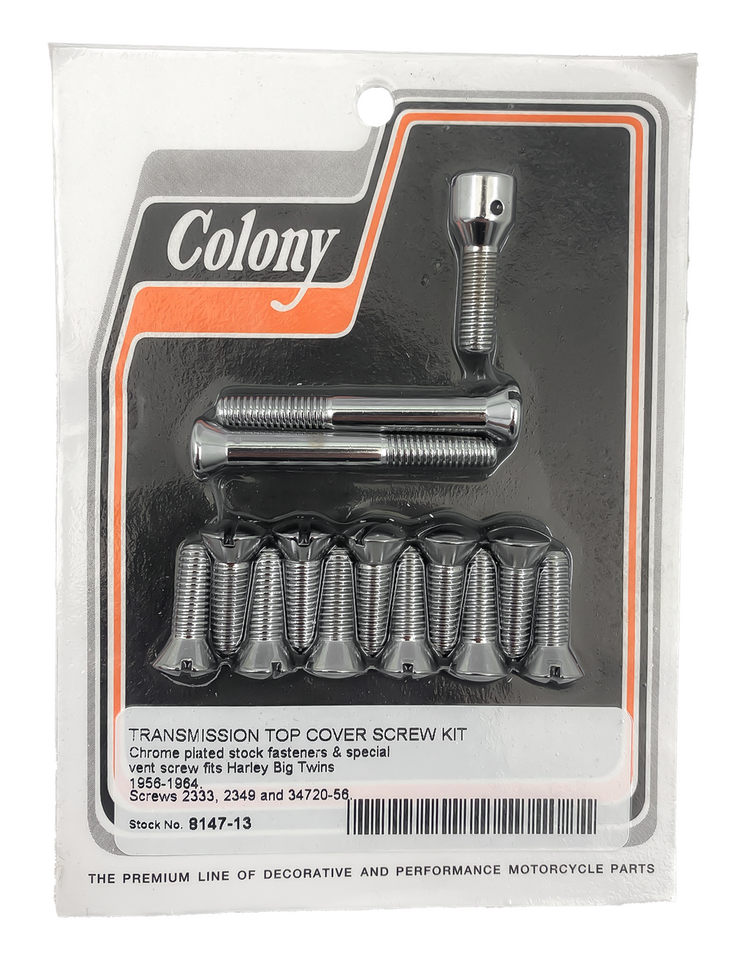 TRANSMISSION TOP COVER SCREW KIT FOR 4 SPEED BIG TWIN - view 1