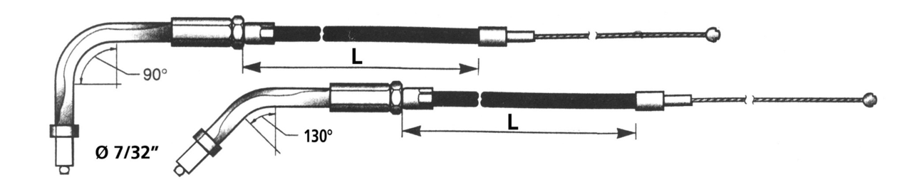 T07 - THROTTLE & IDLE CABLE 2002-2007 TOURING Secondary image