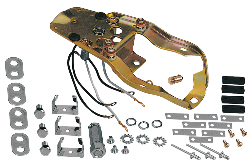 THREE-LIGHT DASH MOUNTING PLATE - view 1