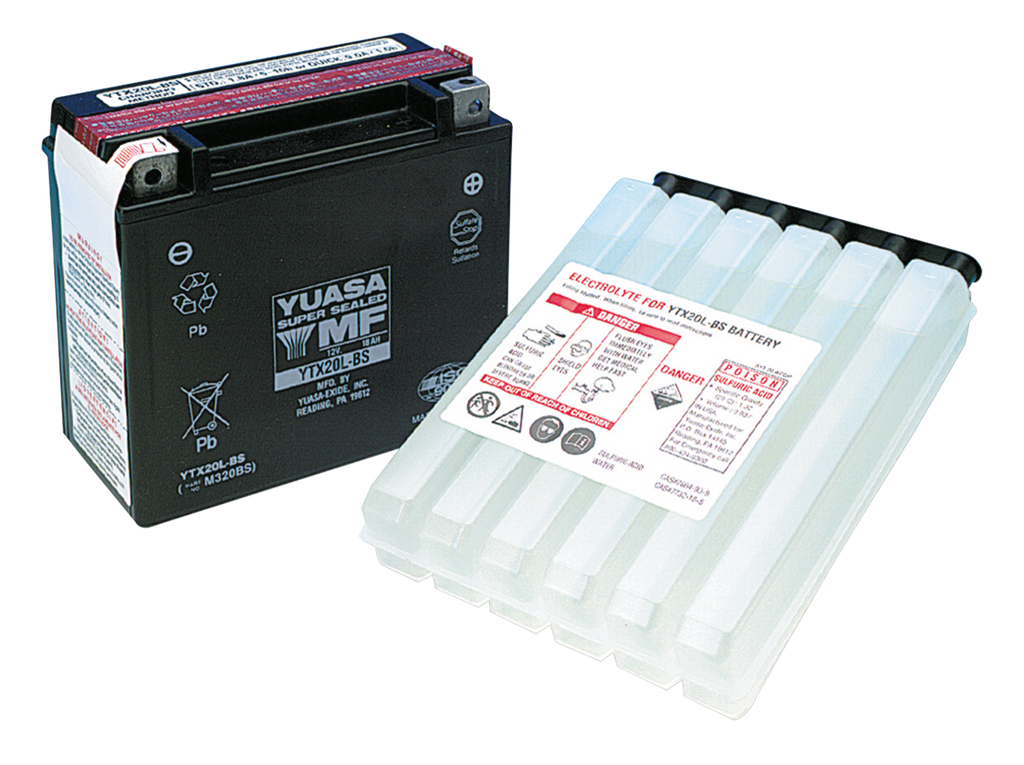 YUASA "V-FORCE" HIGH OUTPUT MAINTENANCE FREE BATTERIES - view 3