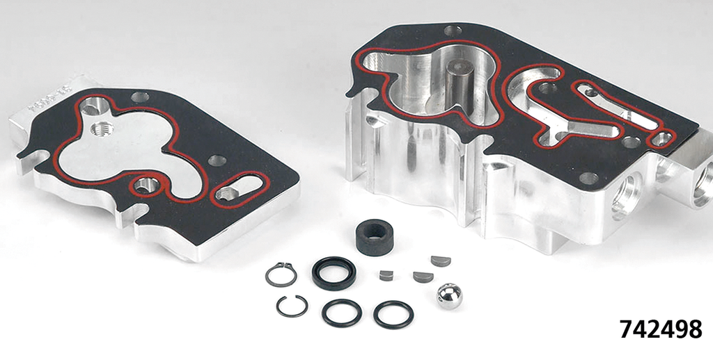 JAMES SILICON BEADED METAL GASKET KITS FOR BIG TWIN OIL PUMPS - view 1