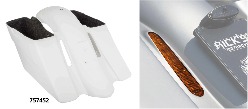 RICK'S STRETCHED REAR FENDERS FOR TOURING - view 2