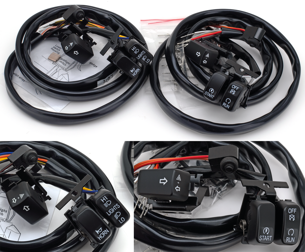 ERGONOMIC HANDLEBAR SWITCHES FOR 1996-2013 MODELS - view 1