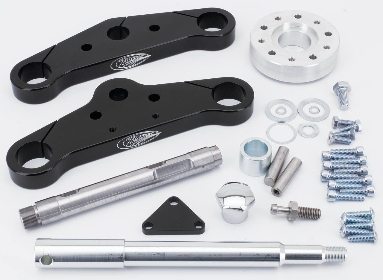 FAT PLATE REV"O"LUTION MID GLIDE KIT FOR FX, FXR, DYNA & SPORTSTER - view 1 Main image