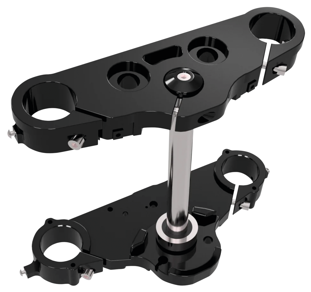 EL CABRON MILWAUKEE EIGHT SOFTAIL TRIPLE TREES FOR 23" WHEELS - view 1