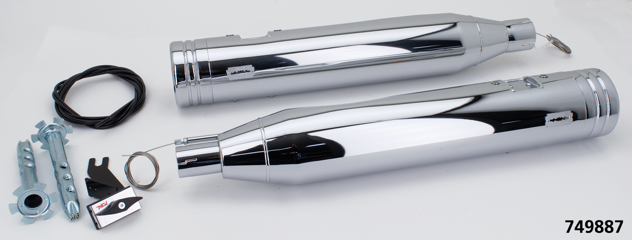 MCJ ADJUSTABLE EXHAUSTS FOR TOURING - view 1