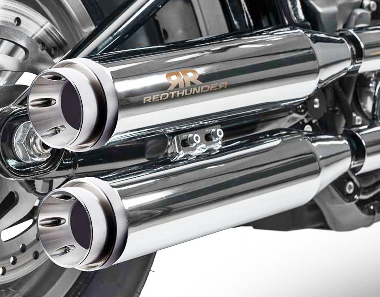 REDTHUNDER SLIP-ON MUFFLERS FOR MILWAUKEE EIGHT SOFTAIL - view 1