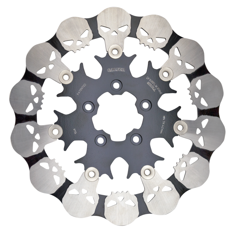 GALFER SKULLED DISC BRAKE ROTORS Secondary image