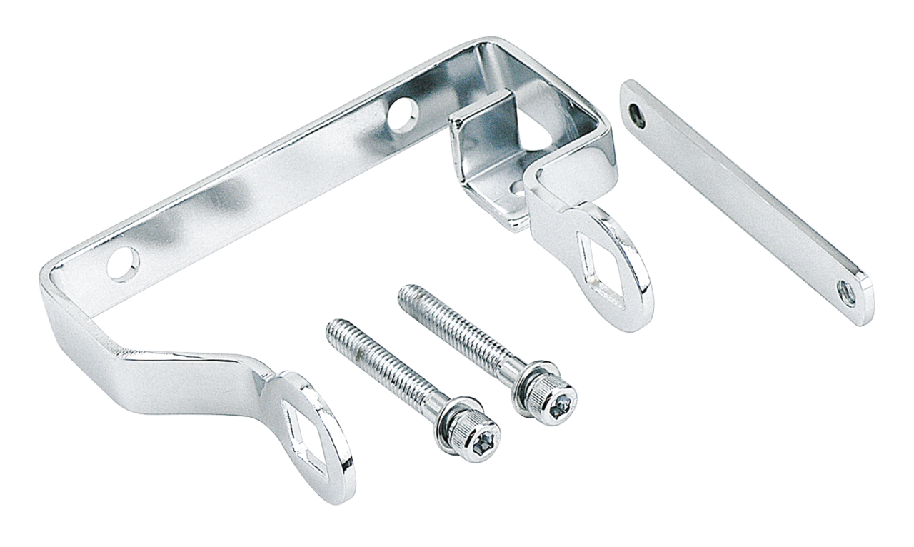 CHROME COIL AND SWITCH BRACKET FOR SPORTSTER - view 1 Main image
