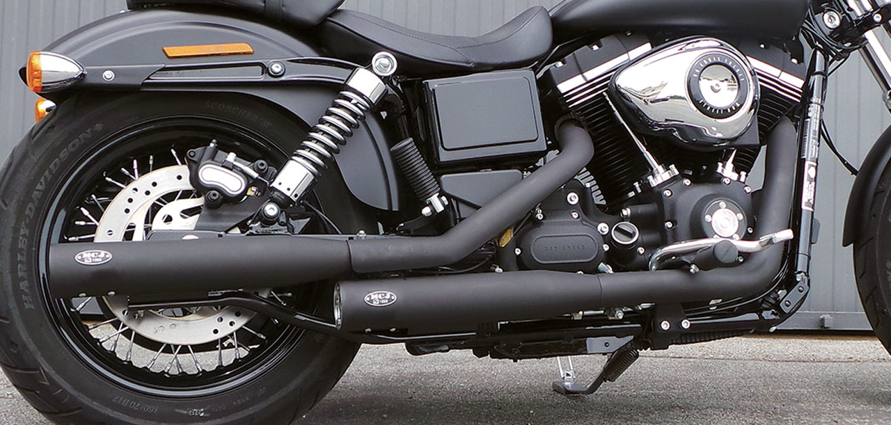MCJ ADJUSTABLE 2-INTO-2 EXHAUST SYSTEMS FOR DYNA - view 3