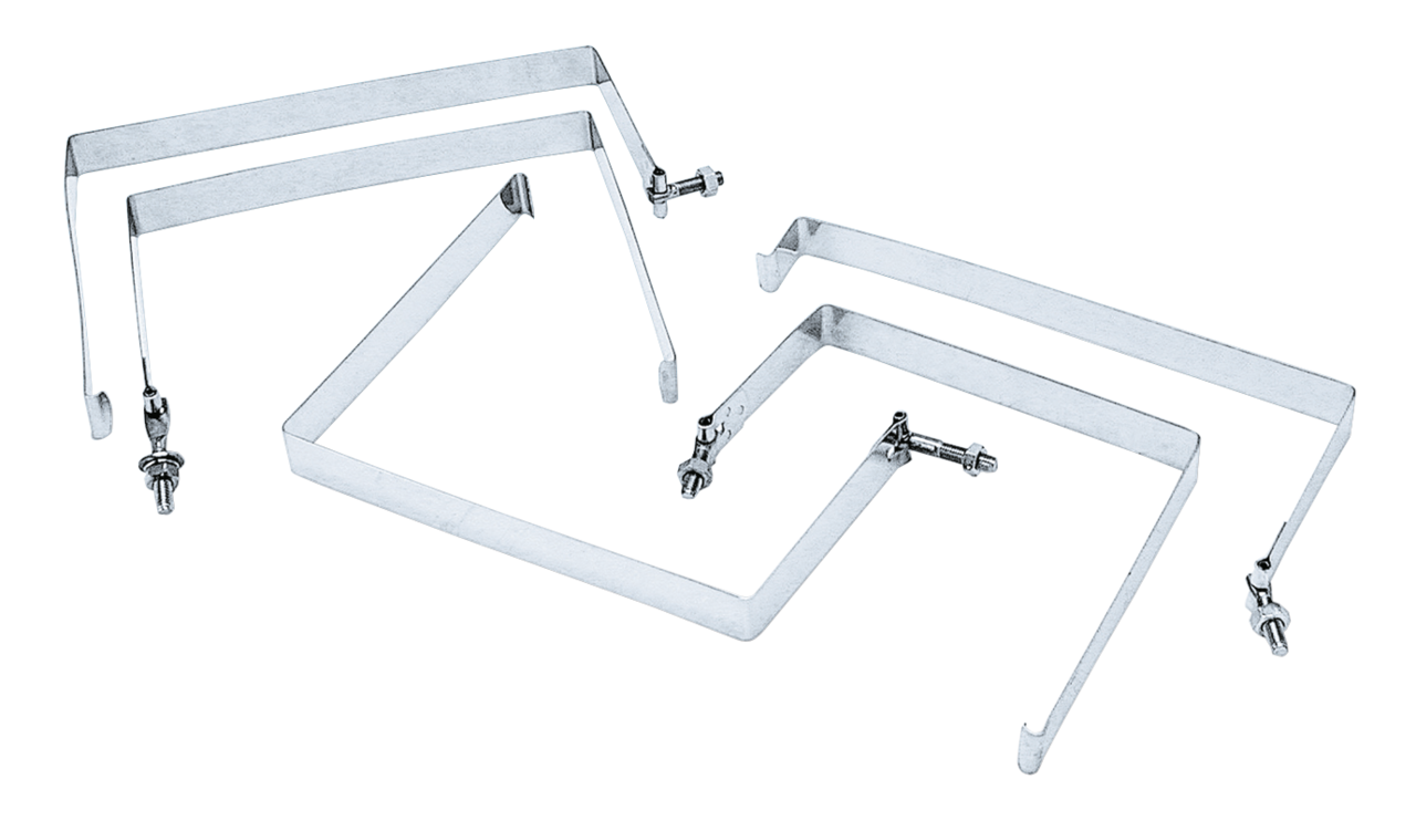 STAINLESS STEEL BATTERY HOLD DOWN STRAPS - view 1 Main image