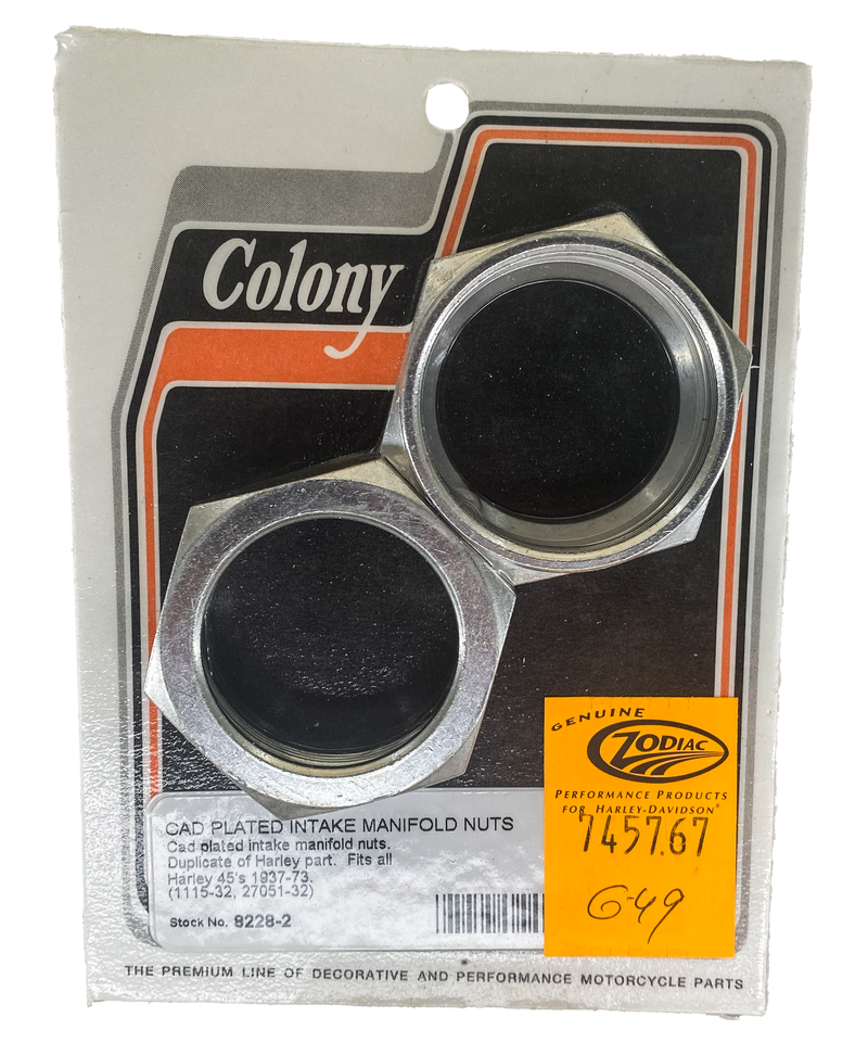 MANIFOLD PARTS FOR 45CI, EARLY OHV & SIDE VALVE MODELS - view 1