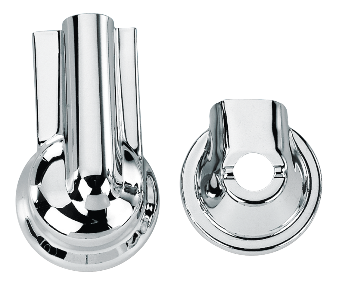 CHROME OIL FILTER HOUSING COVERS - view 2
