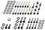 BLACK STAINLESS STEEL DRIVETRAIN SCREW KITS - view 1