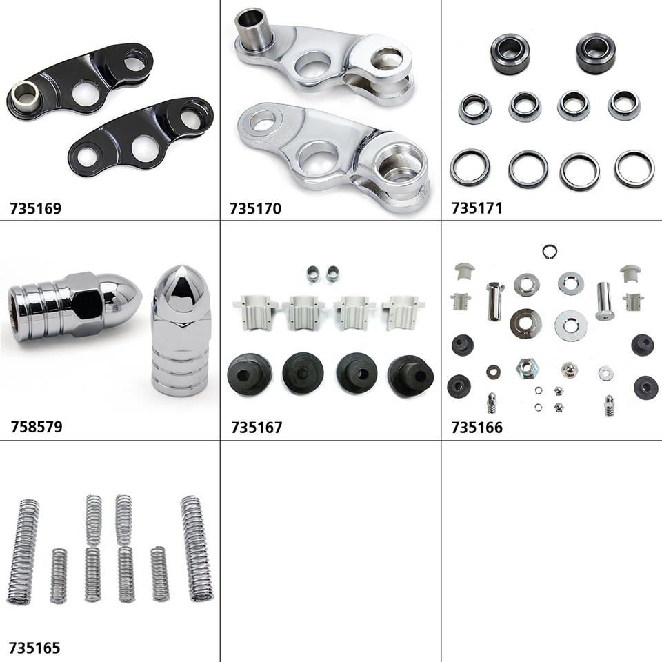 LATE STYLE SPRINGER PARTS - view 2