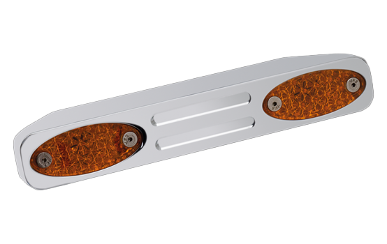PRO-ONE "MILLENNIUM" CHROME BILLET TURN SIGNAL BARS - view 1