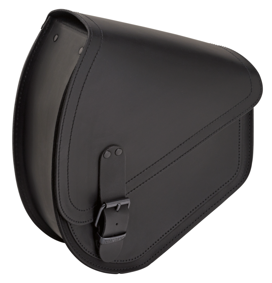 TEXAS LEATHER ROUND STYLE SOFTAIL SWING ARM BAG - view 1 Main image