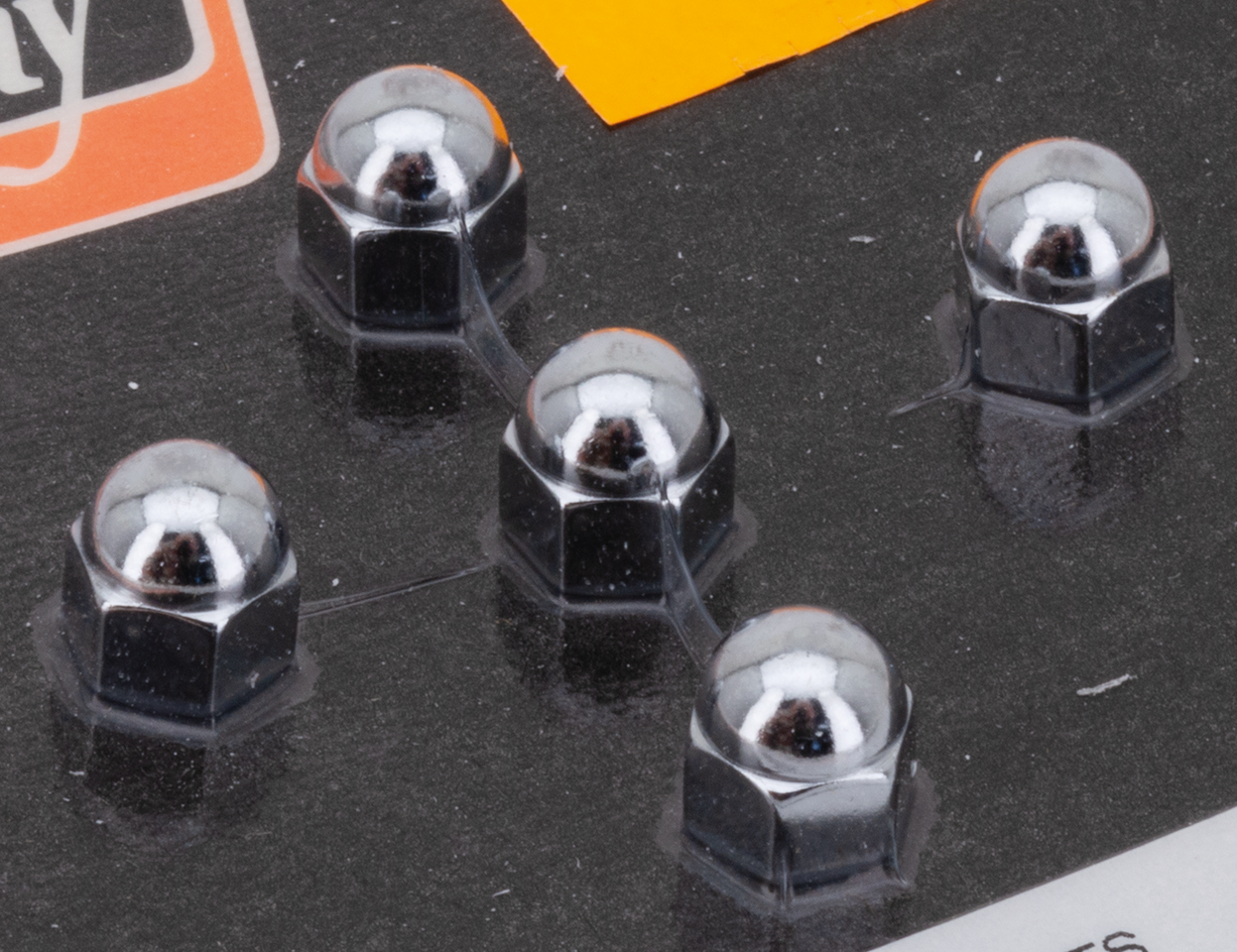 COLONY ROUND TOP CHROME ACORN NUTS - view 1 Main image