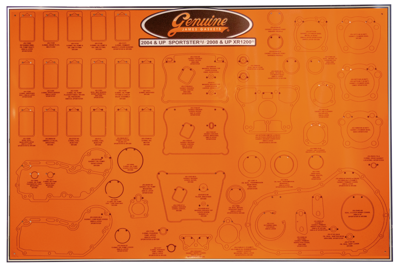 JAMES GASKET DISPLAY BOARDS - view 1 Main image