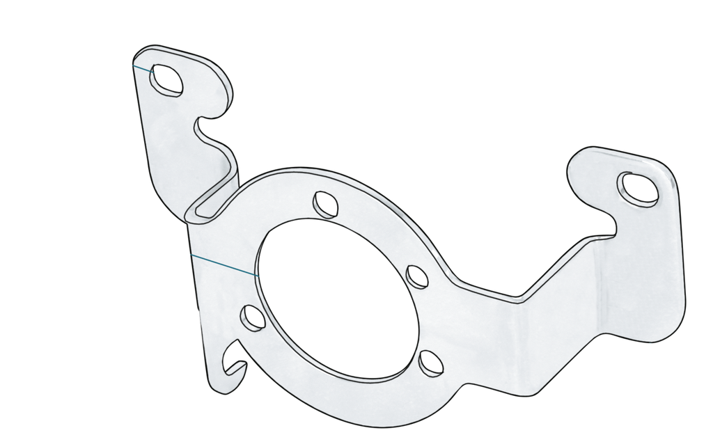 AIR CLEANER & CARBURATOR SUPPORT BRACKETS - view 2