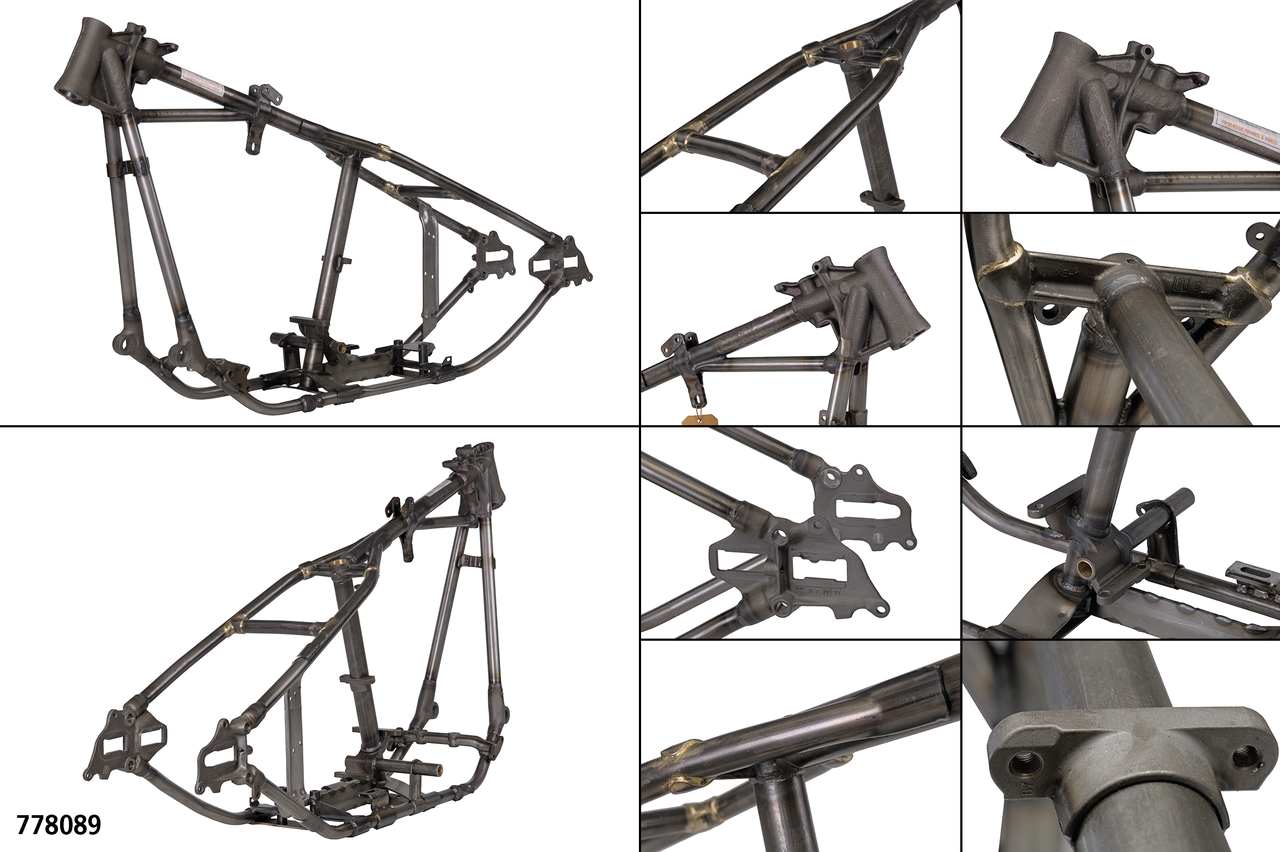 VG CLASSIC REPLICA KNUCKLEHEAD AND PANHEAD HARDTAIL FRAMES Secondary image