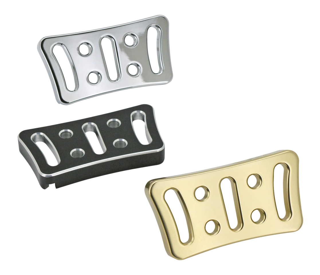 BILLET ALUMINUM BRAKE PEDAL PADS FOR TOURING - view 3