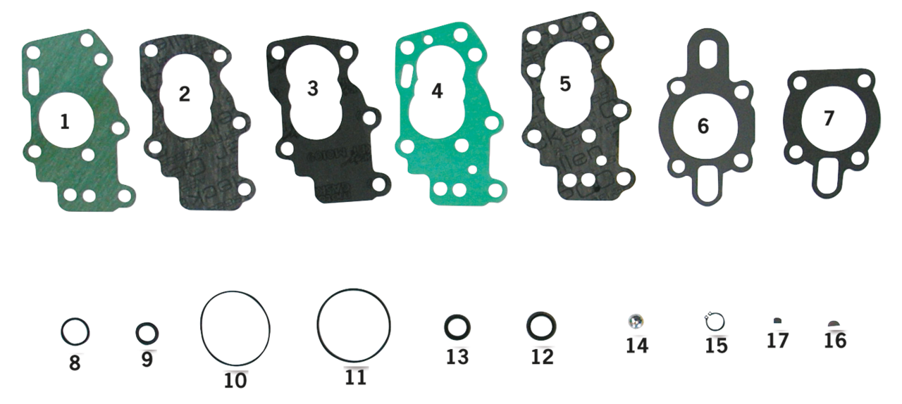 OIL PUMP GASKET, SEAL AND O-RING KITS FOR K, KH & SPORTSTER - view 1