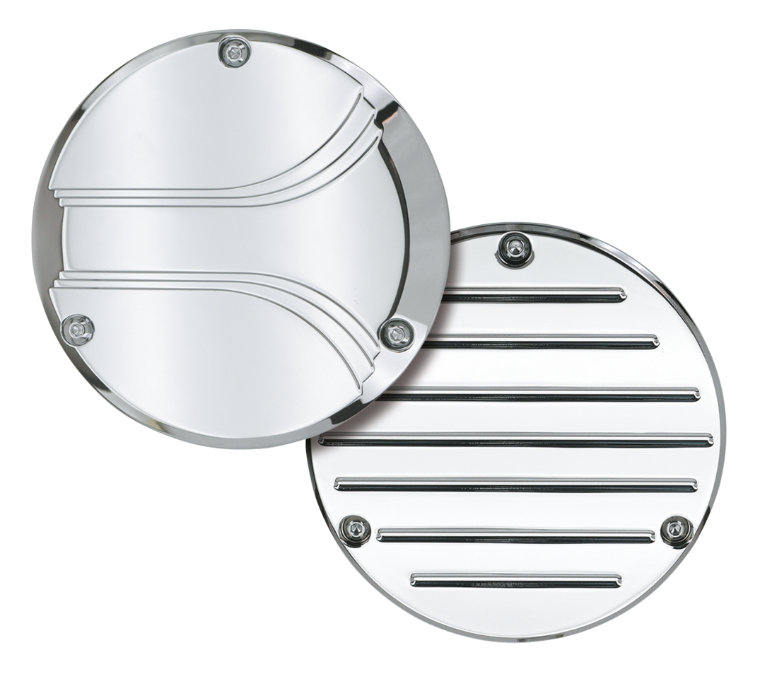 "PRO MAX" CHROME BILLET DERBY COVERS - view 1