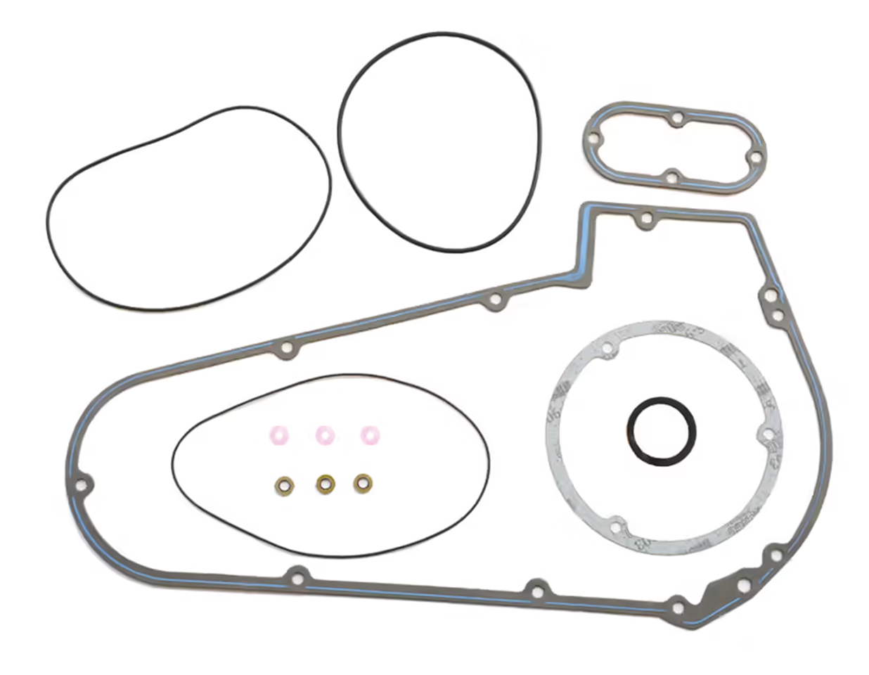 GASKETS, O-RINGS AND SEALS FOR ALUMINUM PRIMARY ON 1965-1986 4 SPEED BIG TWIN Secondary image