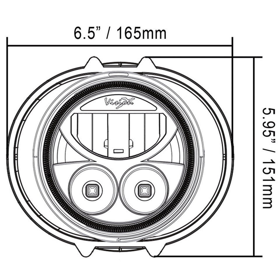 VISION-X ROAD GLIDE LED HEADLIGHT UNITS - view 3