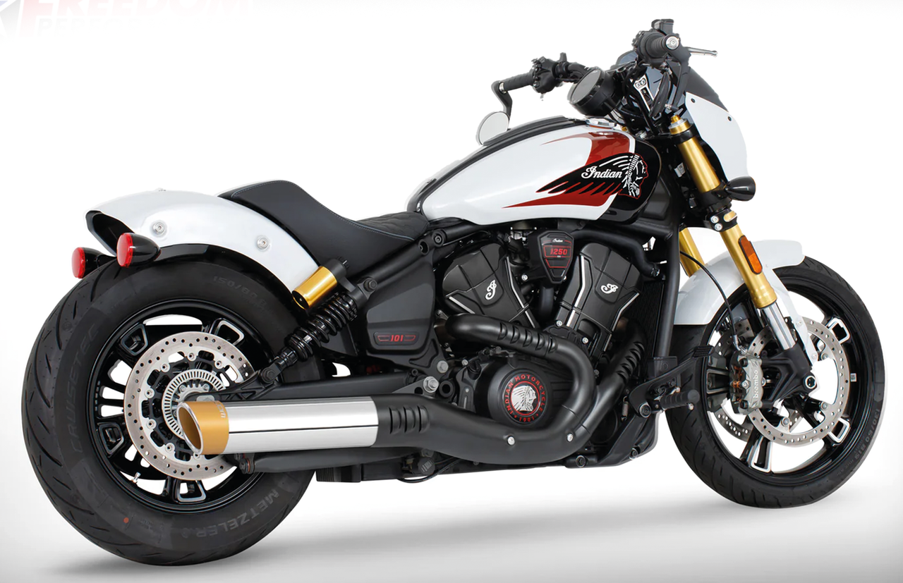 4" SLIP-ONS FOR INDIAN SCOUT 2025 TO PRESENT - view 1