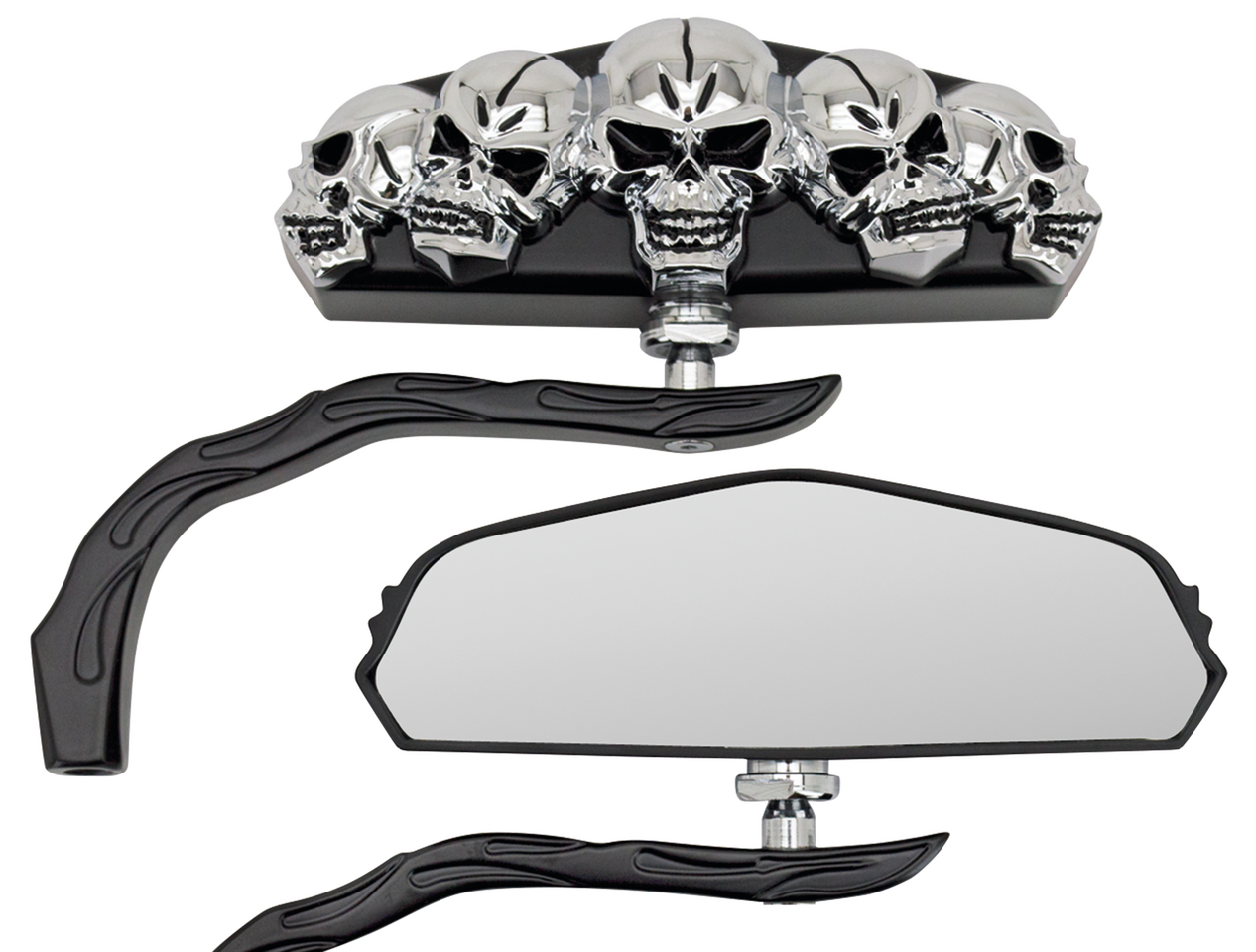GENUINE ZODIAC SKULL-VISION MIRRORS - view 1 Main image