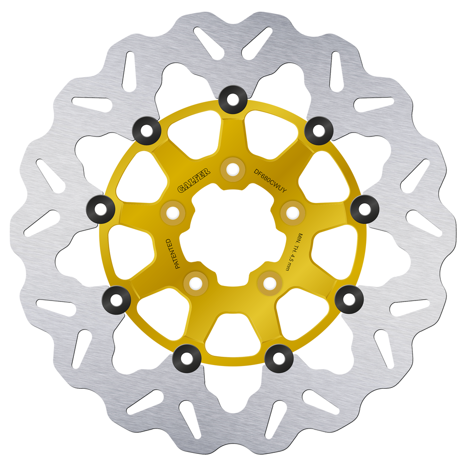 GALFER "WAVE" FLOATING DISC BRAKE ROTORS - view 1
