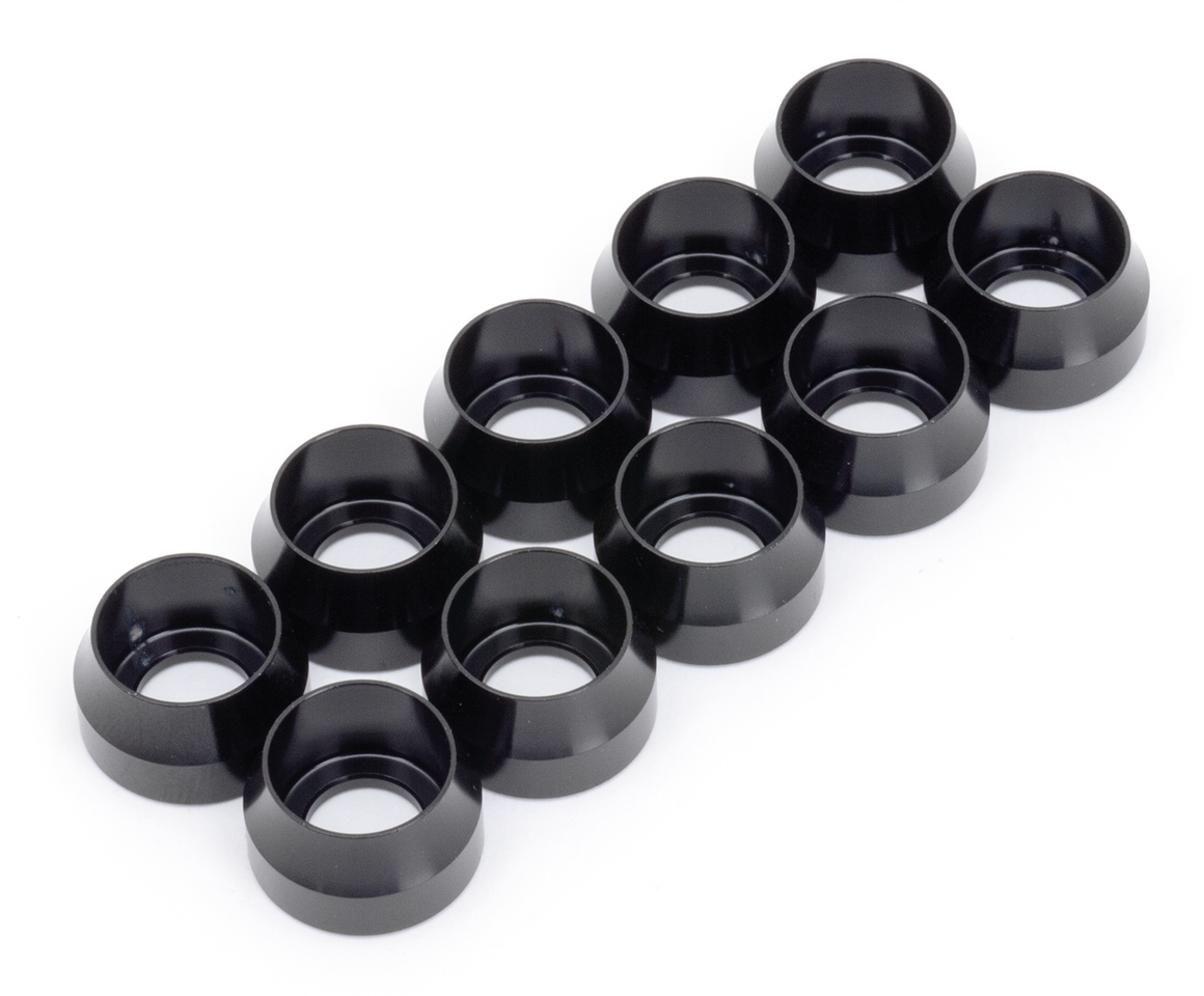 BLACK STAINLESS STEEL HEAD WASHER CUPS - view 1 Main image