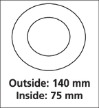 NEWTON AERO 500 EXTRA LARGE ALUMINUM RACING GAS CAPS - view 2