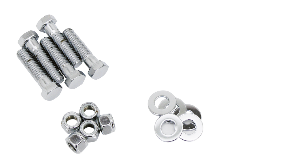 CHROME PLATED SPROCKET & PULLEY BOLTS & SCREWS - view 1