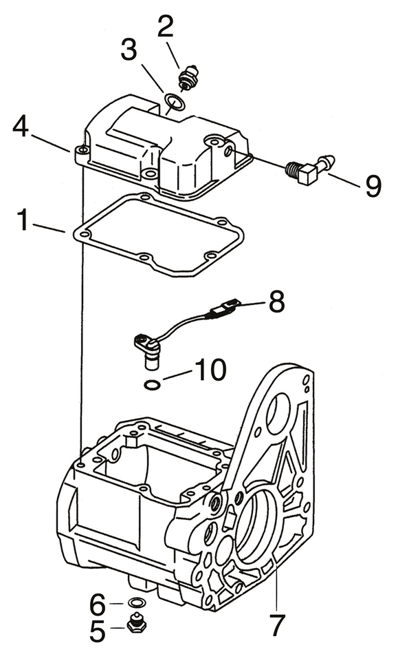 EVOLUTION SOFTAIL 5-SPEED TRANSMISSION HOUSINGS AND PARTS - view 1 Main image