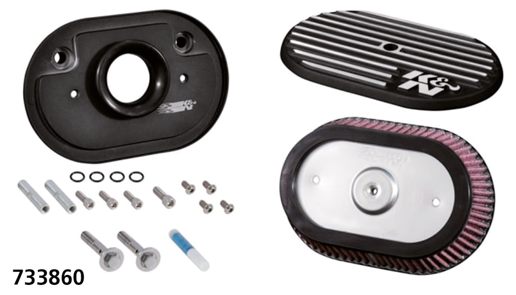 K&N STREET METAL OVAL AIR CLEANER - view 3