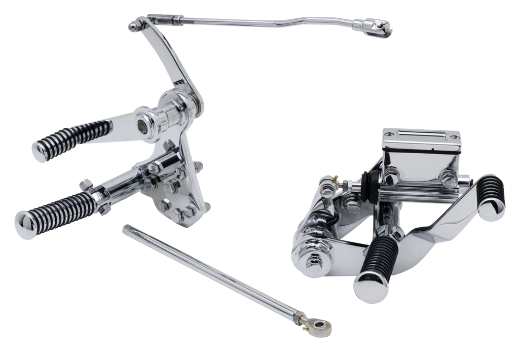 CHROME FORWARD CONTROL KITS WITH MASTER CYLINDER FOR BIG TWIN - view 3