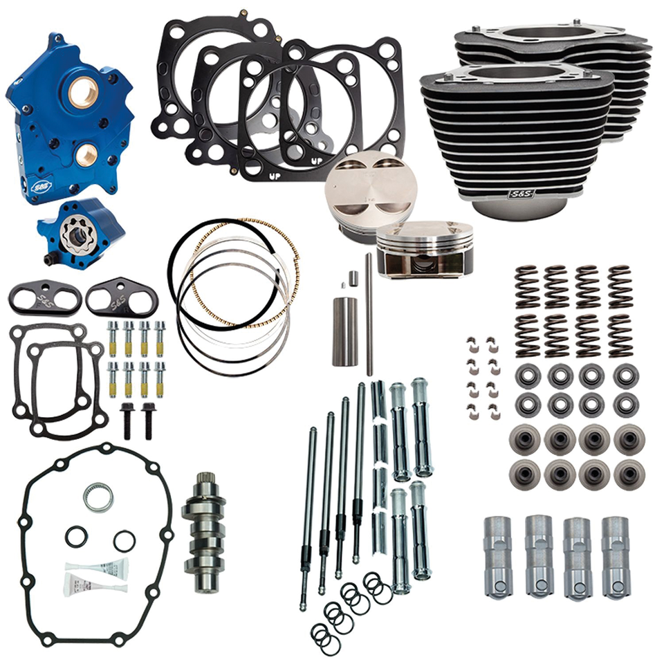 S&S 124CI, 128CI, 129CI & 132CI POWER PACKAGES FOR MILWAUKEE EIGHT - view 1