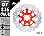 GALFER "WAVE" FLOATING DISC BRAKE ROTORS - view 2