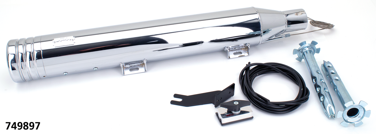 MCJ ADJUSTABLE EXHAUSTS FOR MILWAUKEE EIGHT SOFTAIL - view 1
