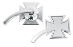KUSTOM TECH MALTESE CROSS MIRRORS - view 3