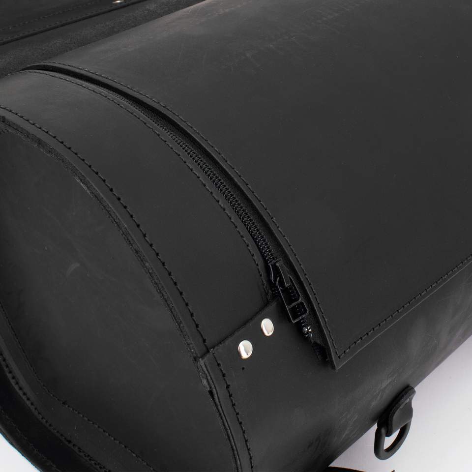 TEXAS LEATHER ROUND BIG BAG - view 3
