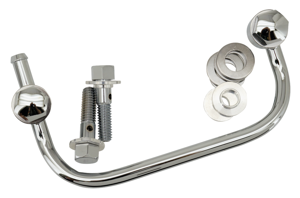 CHROME THRU-THE-HEAD BREATHER TUBES - view 1