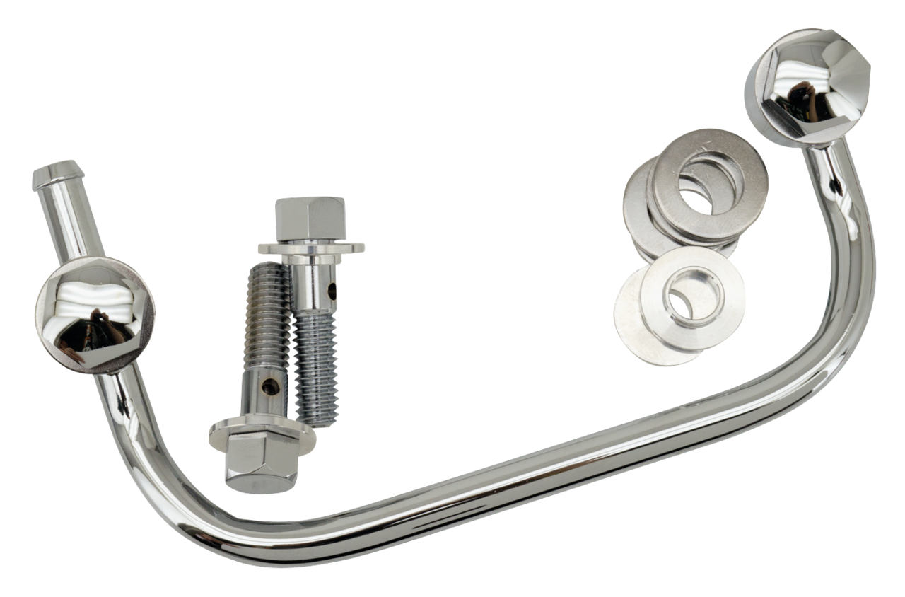 CHROME THRU-THE-HEAD BREATHER TUBES - view 1