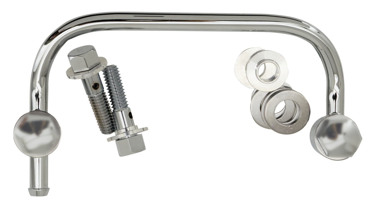 CHROME THRU-THE-HEAD BREATHER TUBES Secondary image